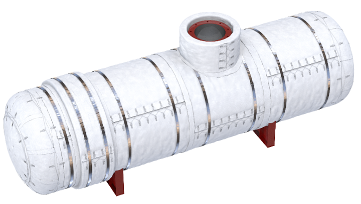 Изоляция съемными термочехлами